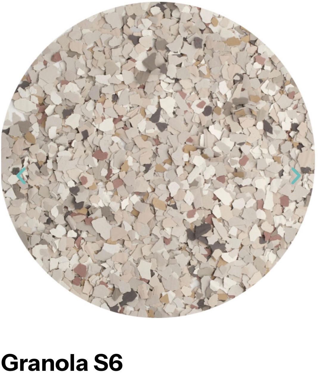 Granola S6 epoxy flake blend