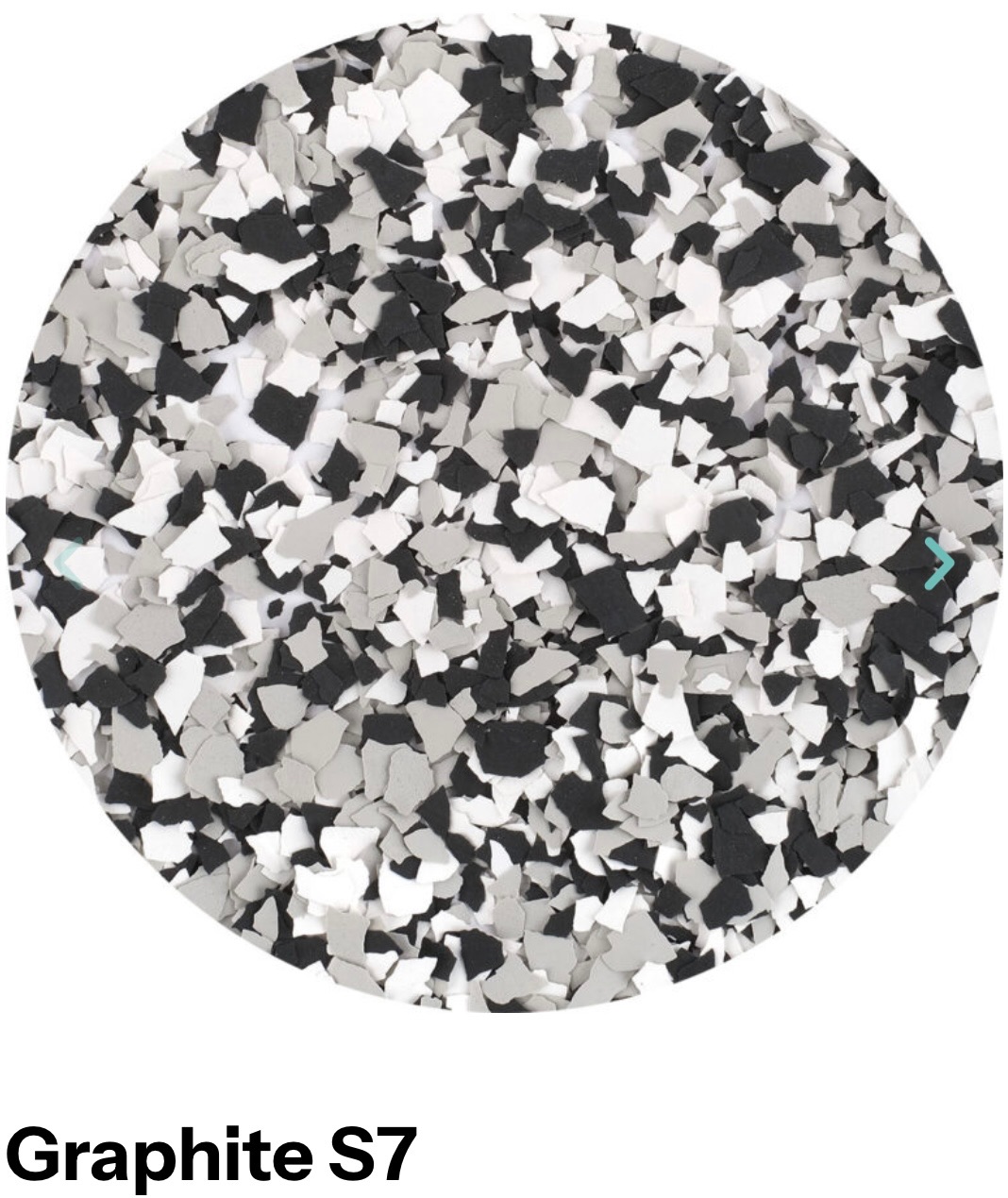Graphite S7 epoxy flake blend