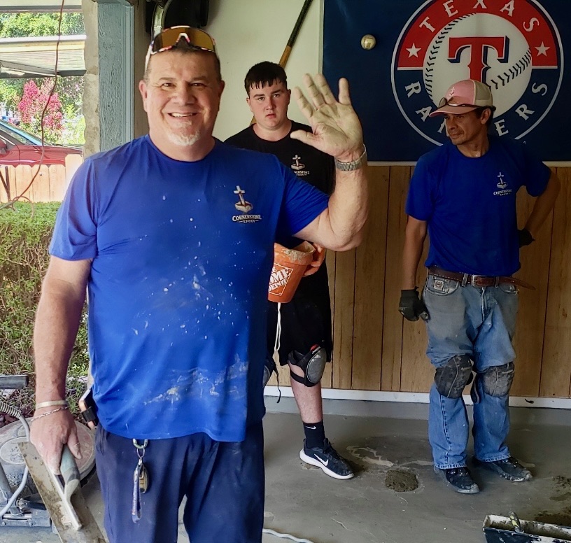 Paul and the Cornerstone Epoxy team