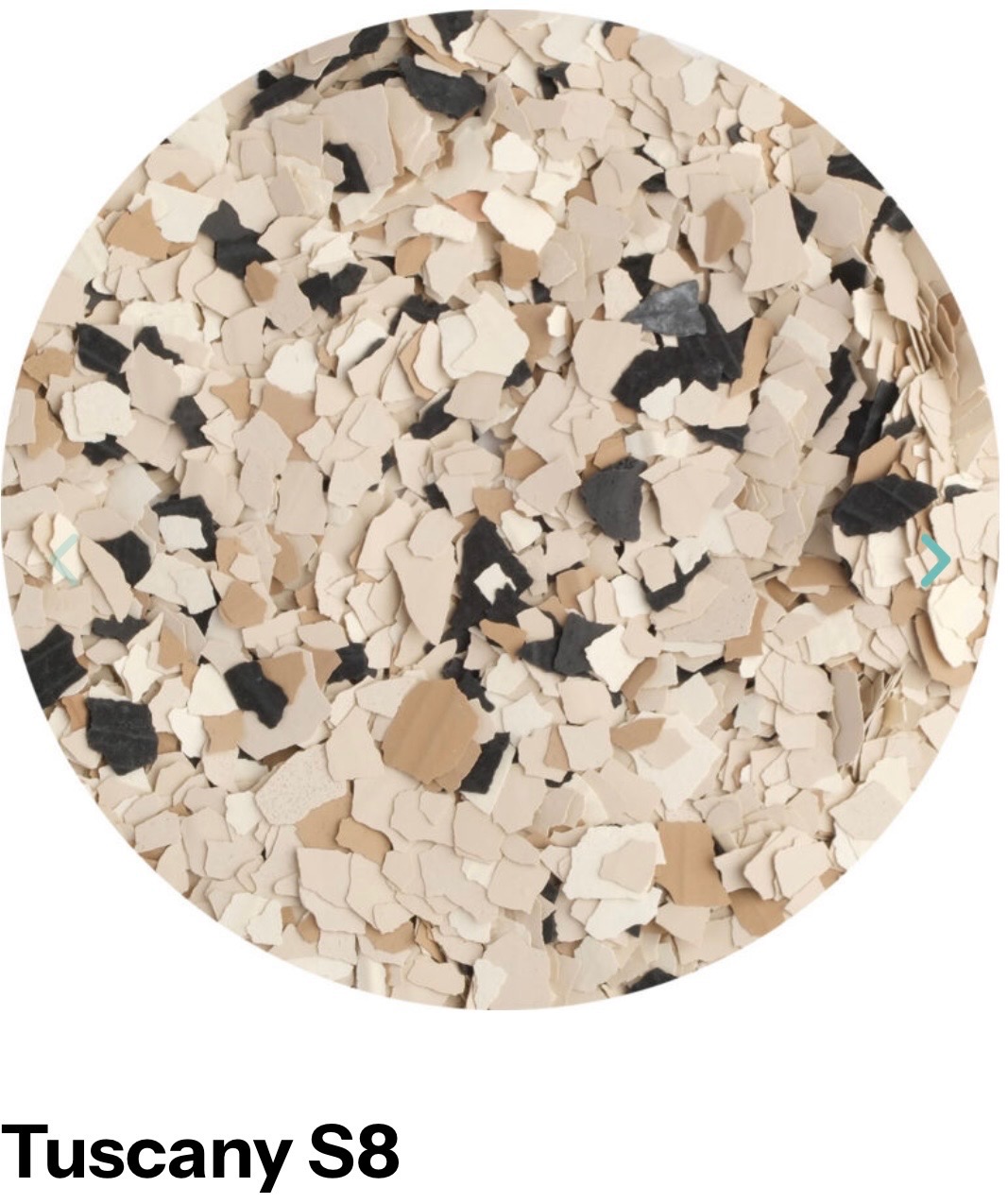 Tuscany S8 epoxy flake blend